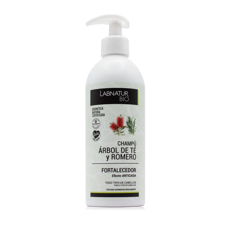 Shampoo Fortalecedor Árbol De Té Y Romero Labnatur 450 Ml