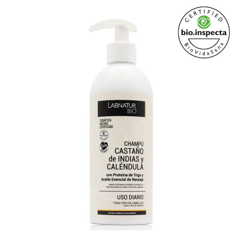 Shampoo Uso Diario Castaรฑa De Indias Y Calรฉndula Labnatur Bio