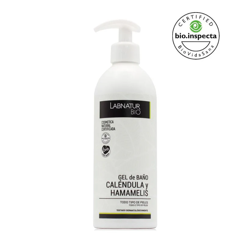 Gel de baño hidratante Caléndula y Hamamelis Labnatur Bio 450ml