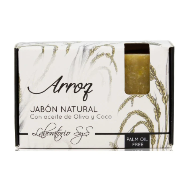 Jabรณn natural premium arroz SyS 100 gr